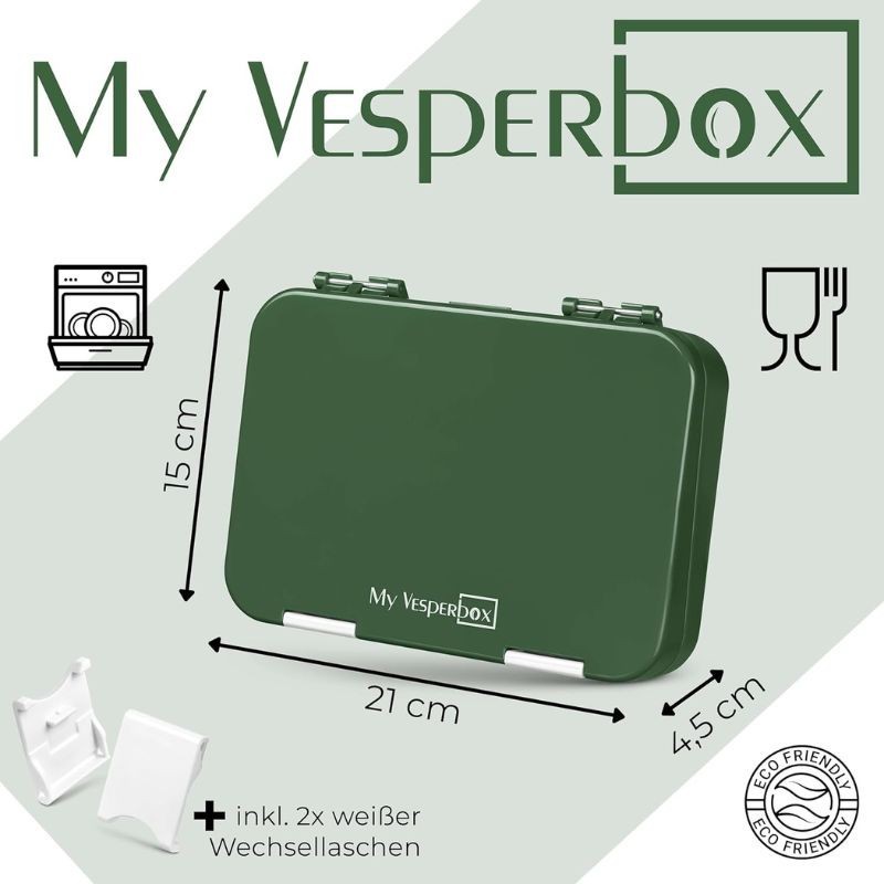 Znünibox Len in grün