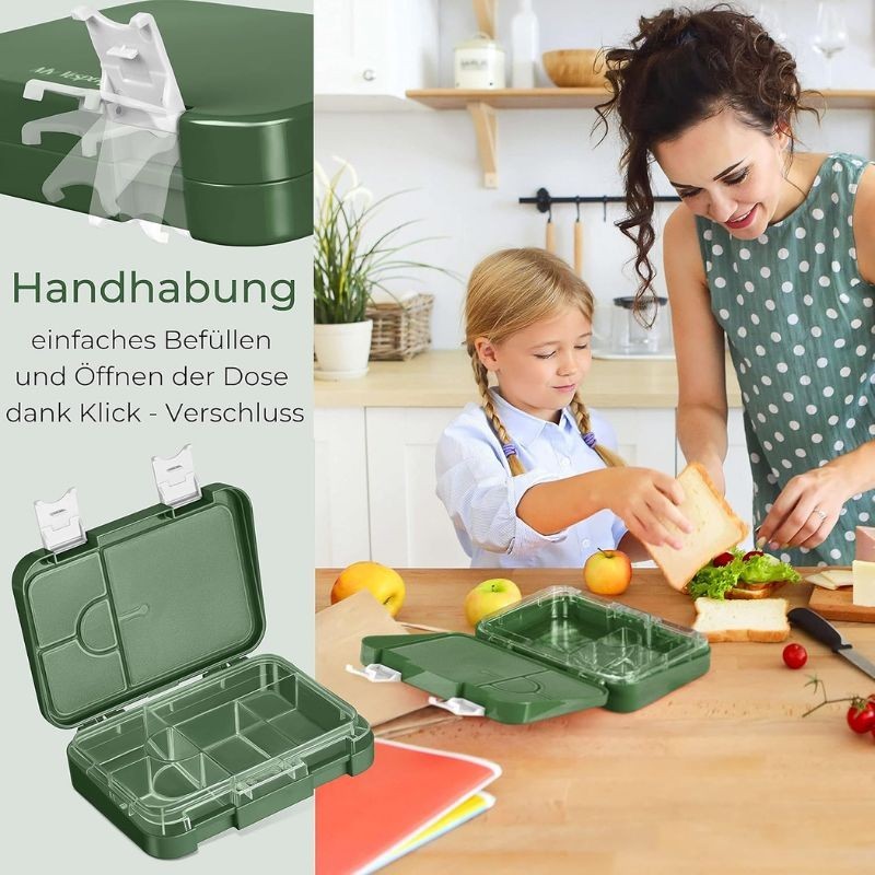 Znünibox Len in grün