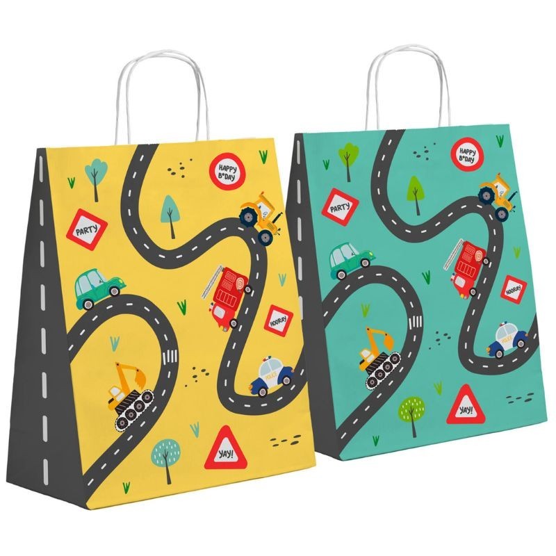 Geschenktüten Set Fahrzeuge
