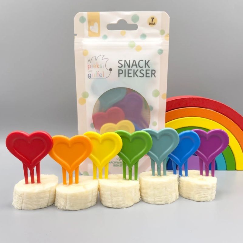 Pieksi und Griffel Snack Piekser Heartbeats