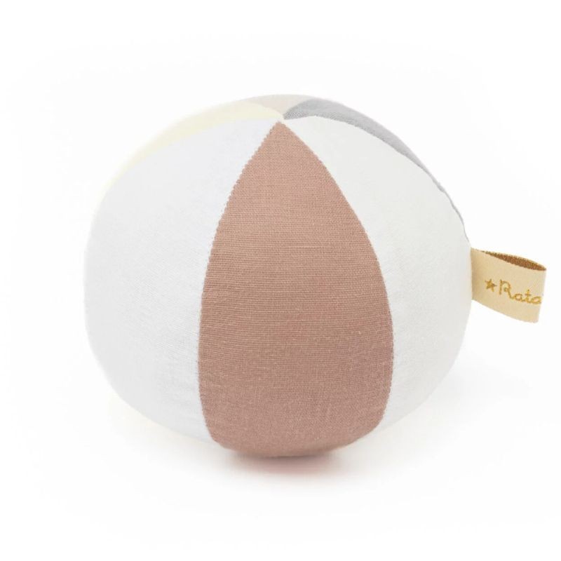 Stoffball 10 cm rosa