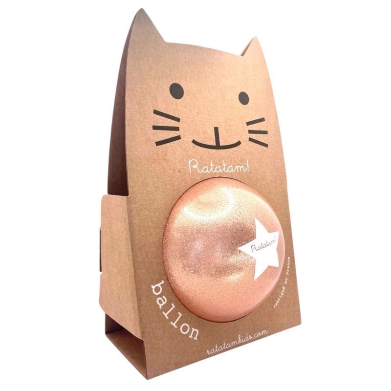 Ball Glitzer Kupfer 15 cm