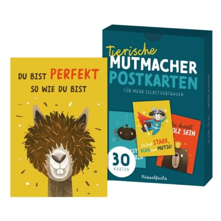 Mutmacher Kartenset Tiere bunt
