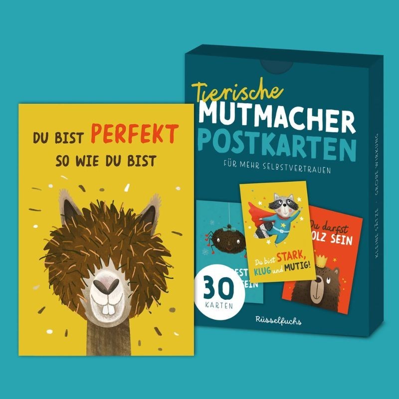 Mutmacher Kartenset Tiere bunt