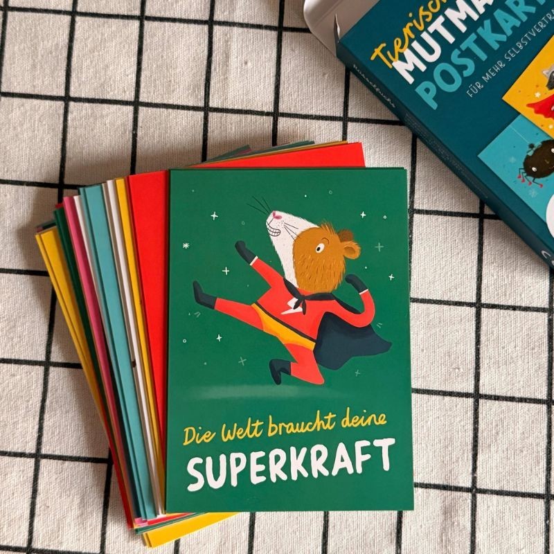 Mutmacher Kartenset Tiere bunt
