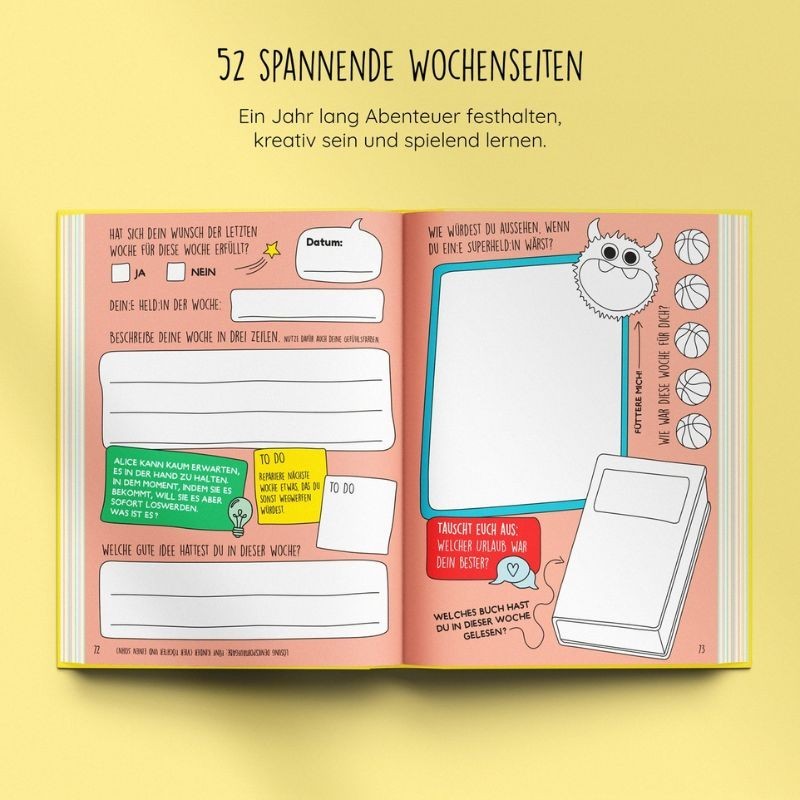 Erzählt euch mehr Das Journal für Kids