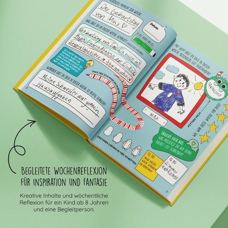 Erzählt euch mehr Das Journal für Kids