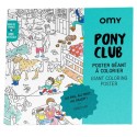 Omy Poster Pony Club zum Ausmalen