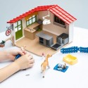 Schleich Bauernhof Tierarzt-Praxis mit Haustieren