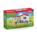 Schleich Bauernhof Tierarzt-Praxis mit Haustieren