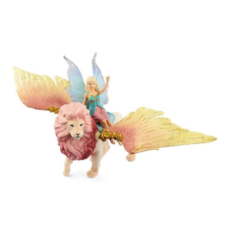 Schleich bayala Elfe auf geflügeltem Löwe