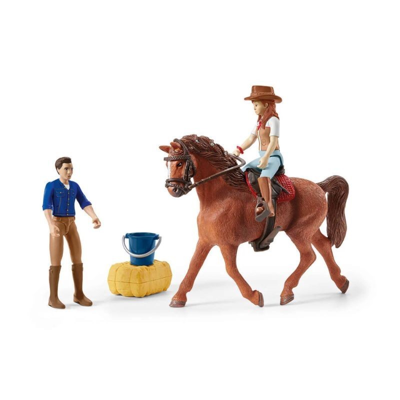 Schleich Horse Club Abenteuer mit Pferdeanhänger