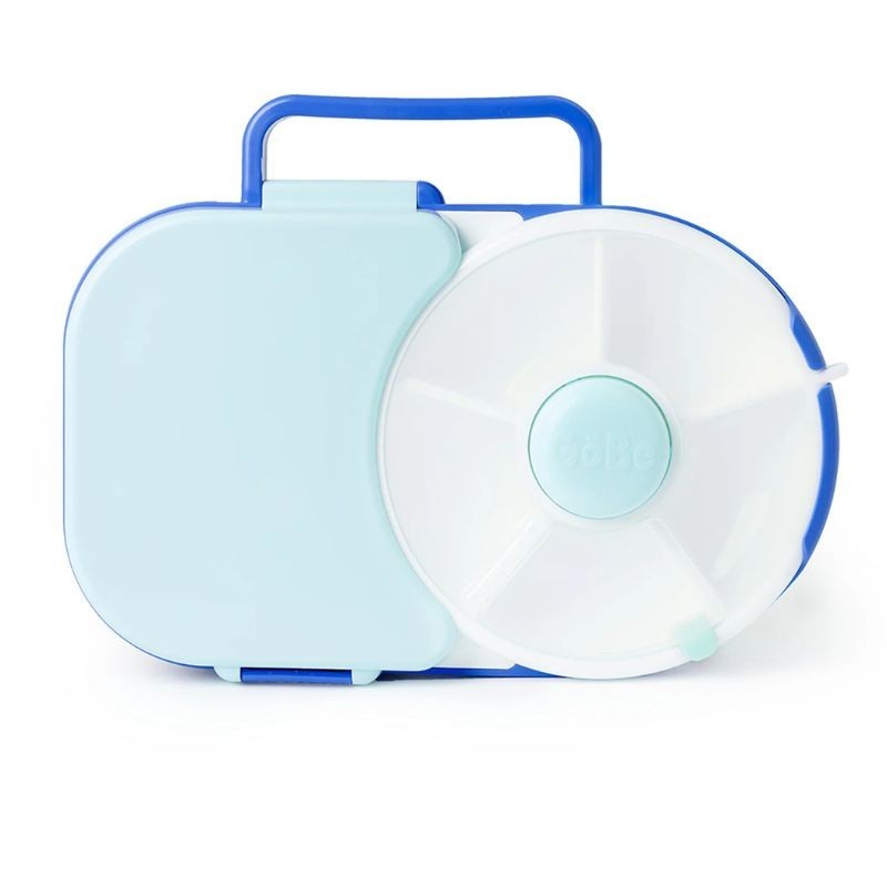 Znünibox GoBe Kids 2-in-1 mit Snack Spinner blau