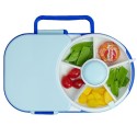 Znünibox GoBe Kids 2-in-1 mit Snack Spinner blau