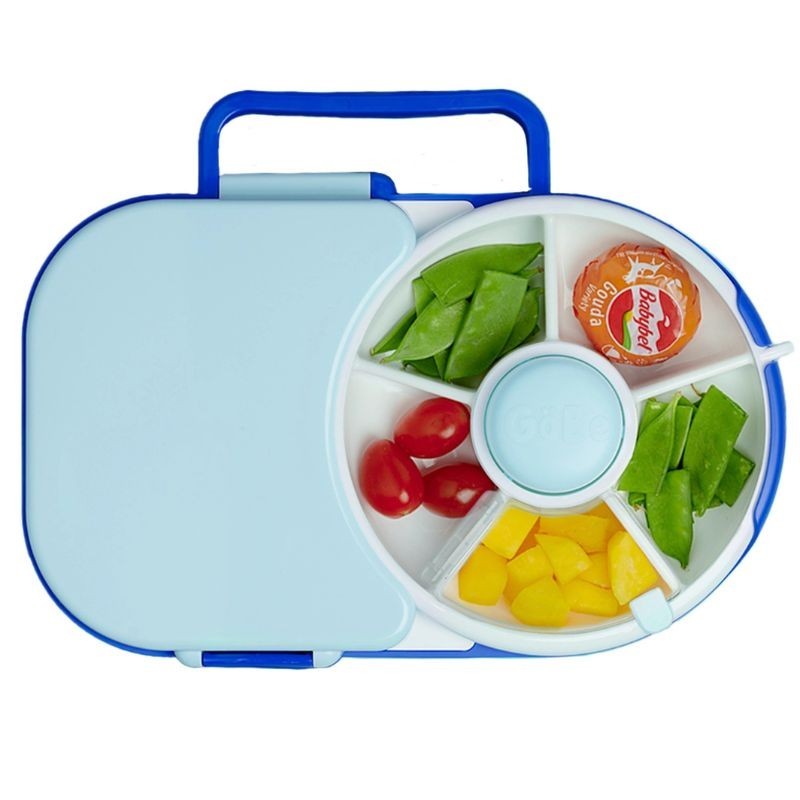 Znünibox GoBe Kids 2-in-1 mit Snack Spinner blau