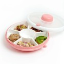 Znünibox GoBe Kids Snack Spinner Flip in korallenrot