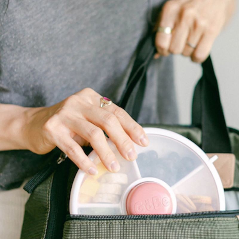 Znünibox GoBe Kids Snack Spinner Flip korallenrot