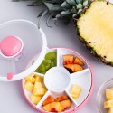 Znünibox GoBe Kids Snack Spinner Flip korallenrot