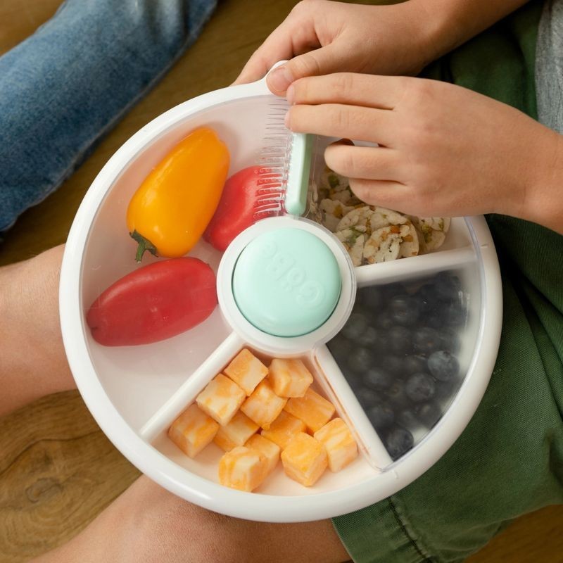 Znünibox GoBe Kids Snack Spinner Slide blau gross