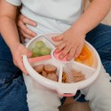 Znünibox GoBe Kids Snack Spinner Slide blau korallenrot