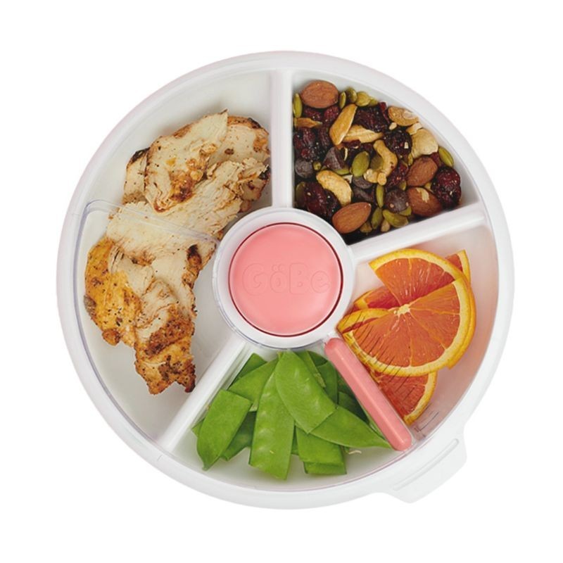 Znünibox GoBe Kids Snack Spinner Slide blau korallenrot