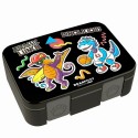 Znünibox Bearfoot Compact Dinosaurier schwarz