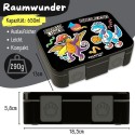 Znünibox Bearfoot Compact Dinosaurier schwarz