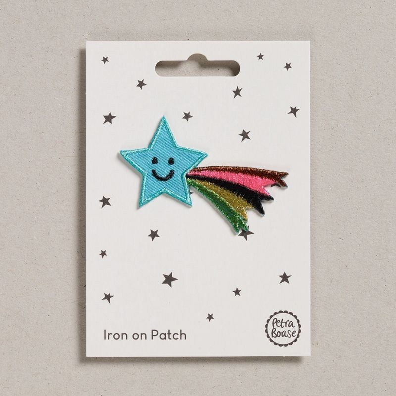 Bügelbild Aufnäher Patch Sternschnuppe