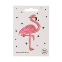 Bügelbild Aufnäher Patch Flamingo