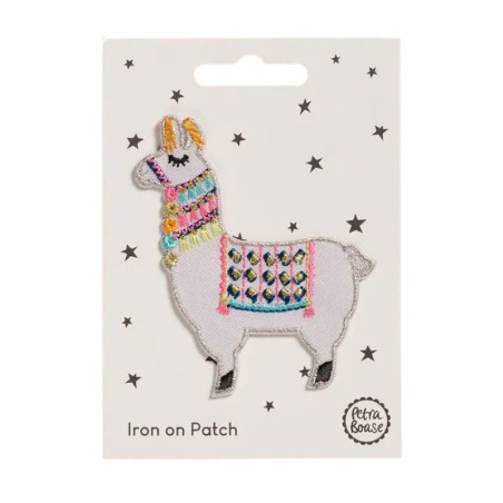 Bügelbild Aufnäher Patch Lama