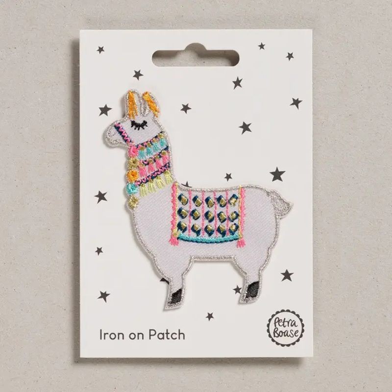 Bügelbild Aufnäher Patch Lama