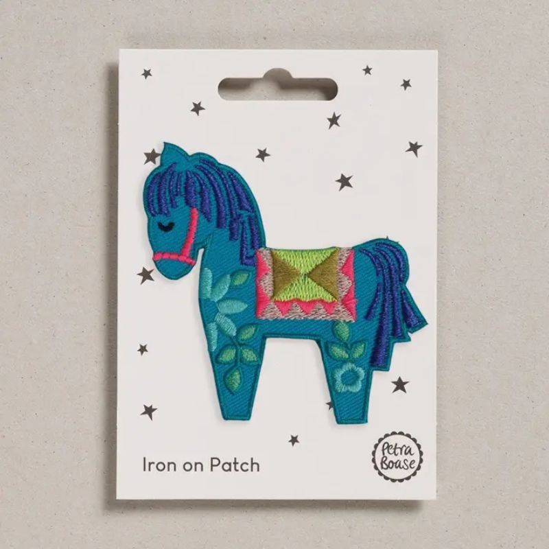 Bügelbild Aufnäher Patch Pferd Dalapferd