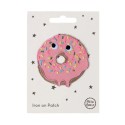 Bügelbild Aufnäher Patch Donut