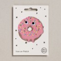 Bügelbild Aufnäher Patch Donut
