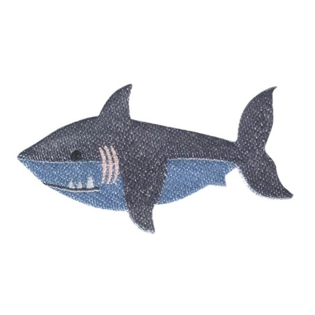 Bügelbild Aufnäher Patch Hai