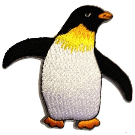 Bügelbild Aufnäher Patch Pinguin