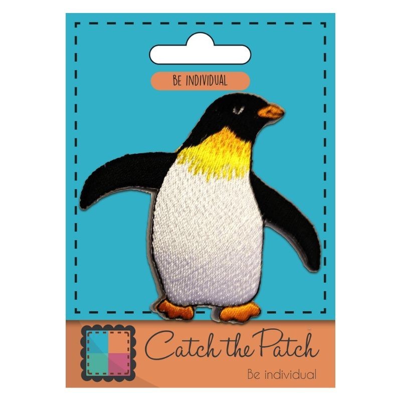 Bügelbild Aufnäher Patch Pinguin