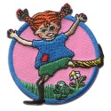 Bügelbild Aufnäher Patch Pippi Langstrumpf