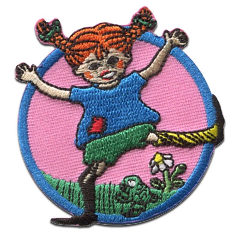 Bügelbild Aufnäher Patch Pippi Langstrumpf