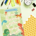 Belohnungstafel Set Dinosaurier
