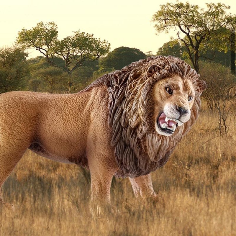 Schleich Tier Löwe brüllend