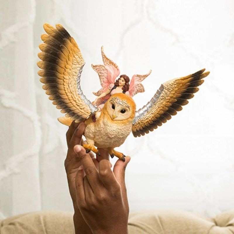 Schleich bayala Elfe auf Glitzer-Eule