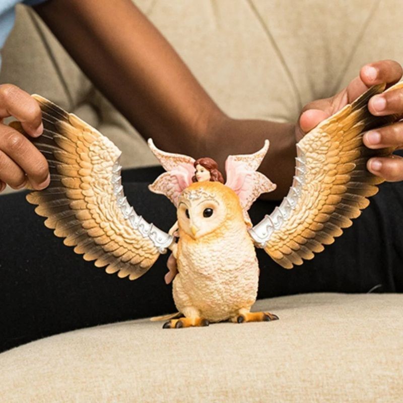Schleich bayala Elfe auf Glitzer-Eule