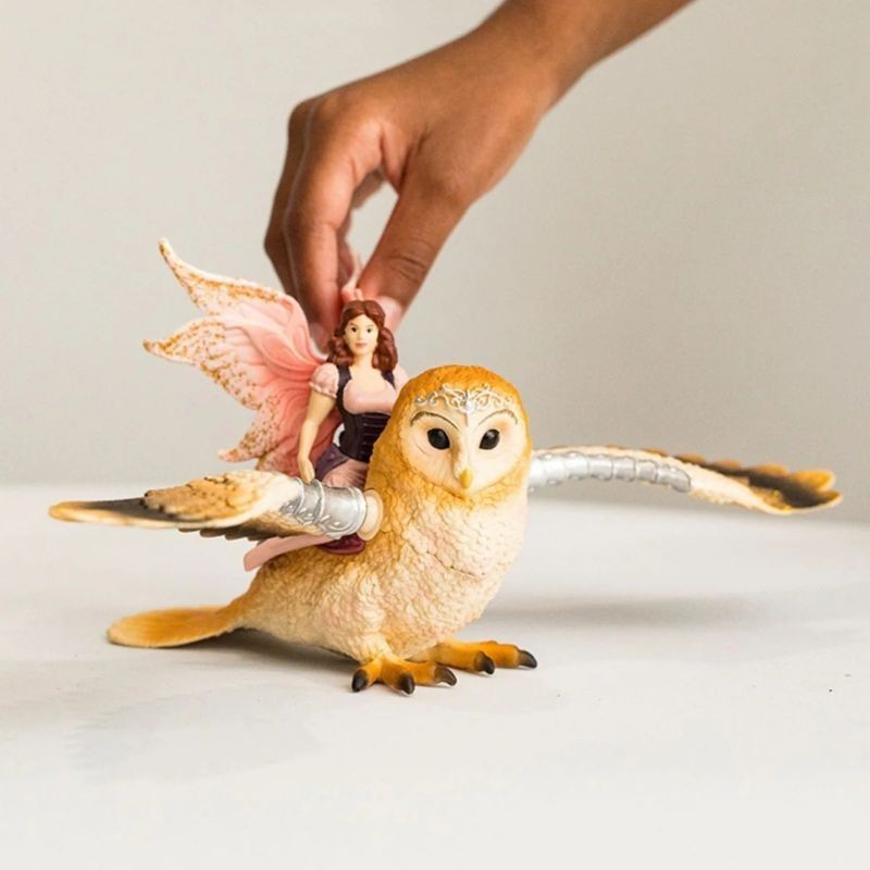 Schleich bayala Elfe auf Glitzer-Eule