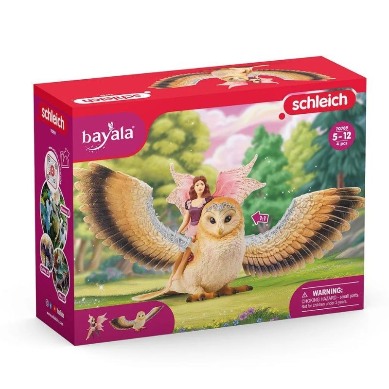 Schleich bayala Elfe auf Glitzer-Eule