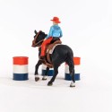 Schleich Pferd Barrel Racing mit Cowgirl