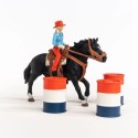 Schleich Pferd Barrel Racing mit Cowgirl