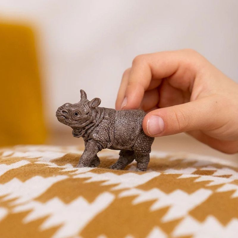 Schleich Tier Panzernashorn Baby