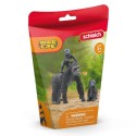 Schleich Tiere Flachland Gorilla Familie