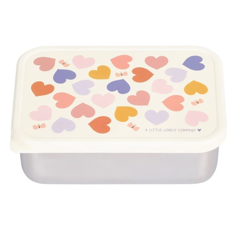 Znünibox Edelstahl Herzen